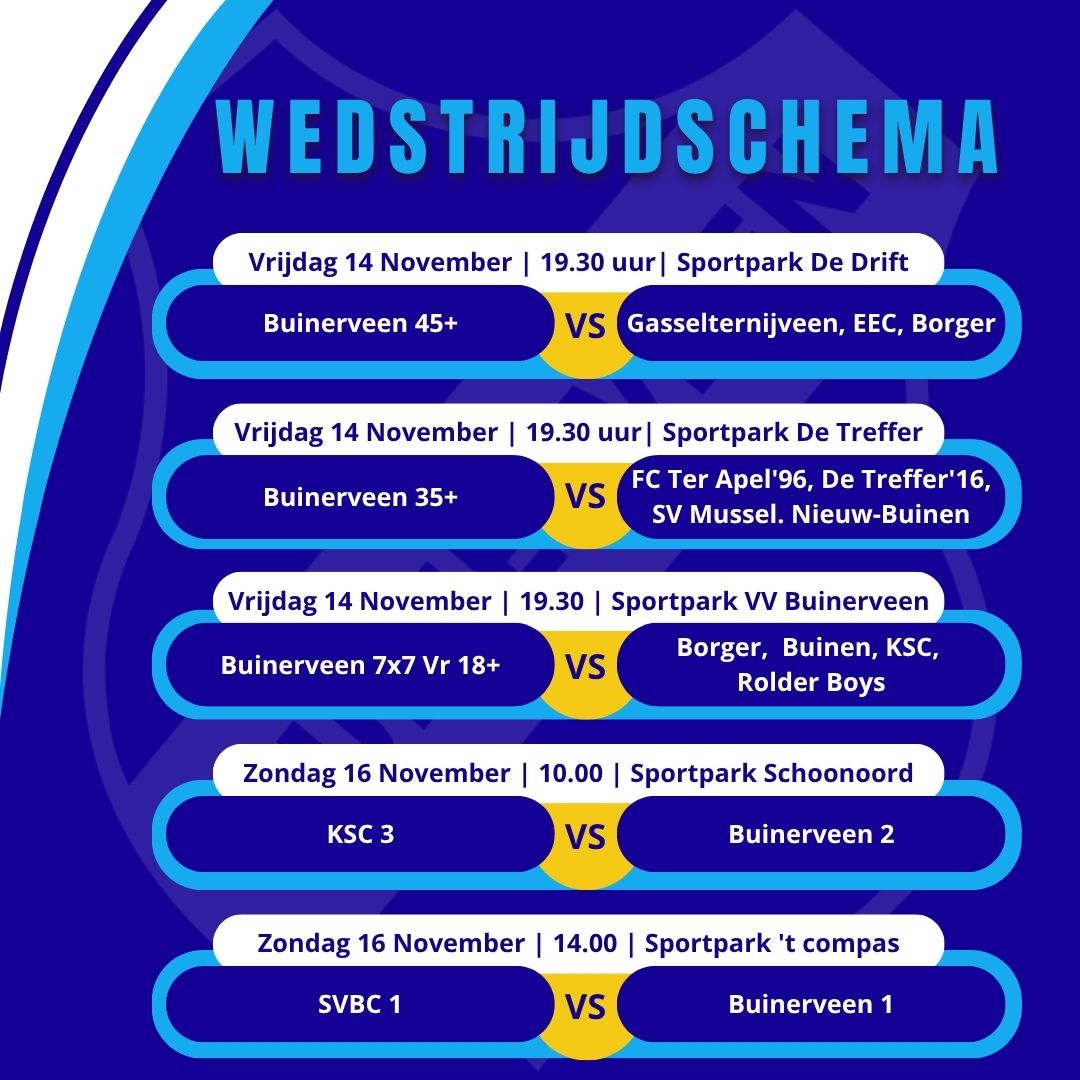 Programma Week 46